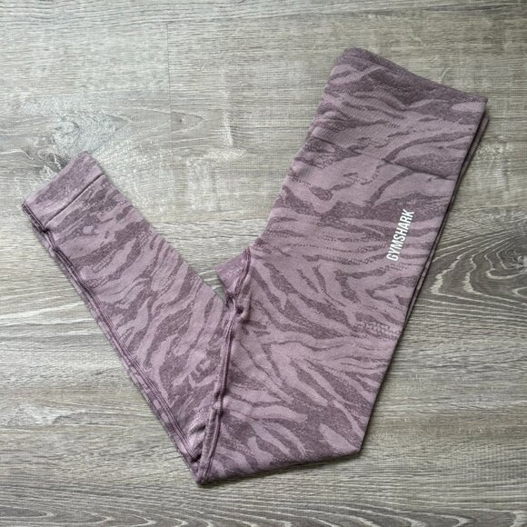 Gymshark Adapt Animal Seamless Leggings - Wild | Musk Lilac Size M - Picture 1 of 12
